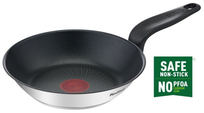 Сковорода Tefal Primary, 20см, покриття Titanium, індукція, Thermo-Spot, нерж. Сталь