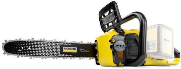 Комплект ланцюгова пила Karcher CNS 18-30 Battery, 18В, швидкозарядний комплект, акб 18В 5Ач