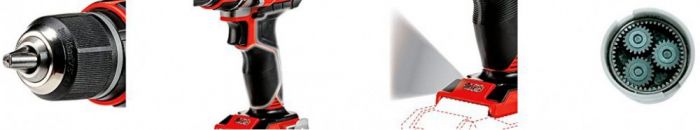 Дриль Einhell TE-CD 18/50 Li BL Solo X-Change акум. 18 В, ономуфтова, 0-500/0-1800 об/хв, 2-13 мм, 1.1 кг
