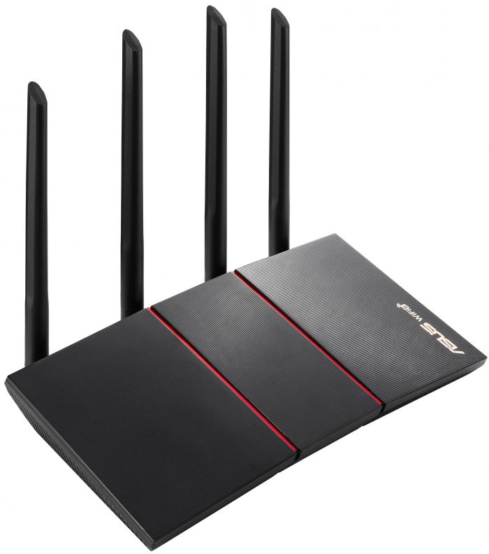 Маршрутизатор ASUS RT-AX55 AX1800 4xGE LAN 1xGE WAN MU-MIMO OFDMA MESH