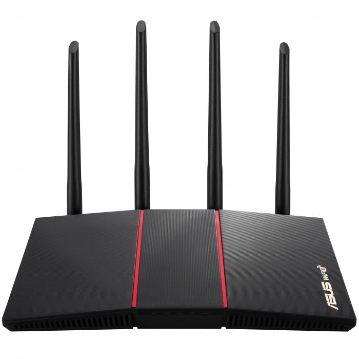 Маршрутизатор ASUS RT-AX55 AX1800 4xGE LAN 1xGE WAN MU-MIMO OFDMA MESH