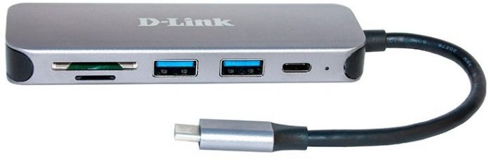 USB-Концентратор D-Link DUB-2325 3xUSB3.0, 1xUSB-C, 1xHDMI, USB-C