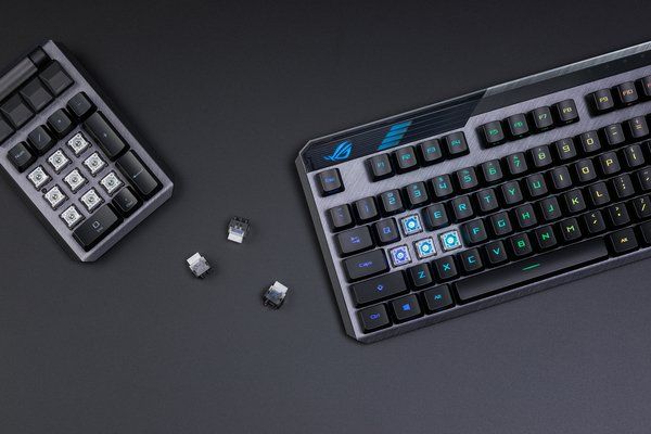 Клавіатура ASUS ROG CLAYMORE II RD RGB 108key USB/WL EN Black