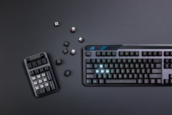 Клавіатура ASUS ROG CLAYMORE II RD RGB 108key USB/WL EN Black