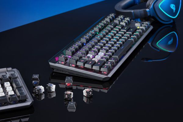 Клавіатура ASUS ROG CLAYMORE II RD RGB 108key USB/WL EN Black