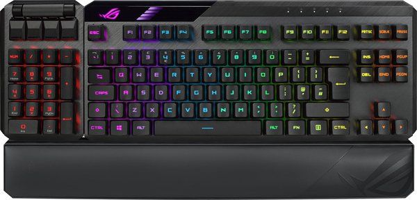 Клавіатура ASUS ROG CLAYMORE II RD RGB 108key USB/WL EN Black