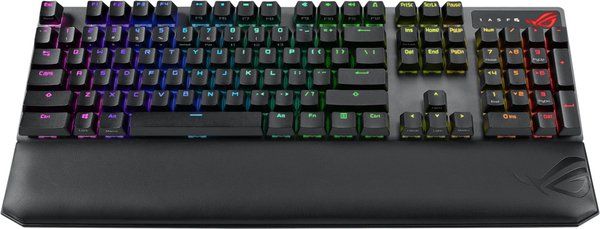 Клавіатура ASUS ROG Strix Scope RGB 105key NX Red Wireless Deluxe USB/WL/BT RU Black