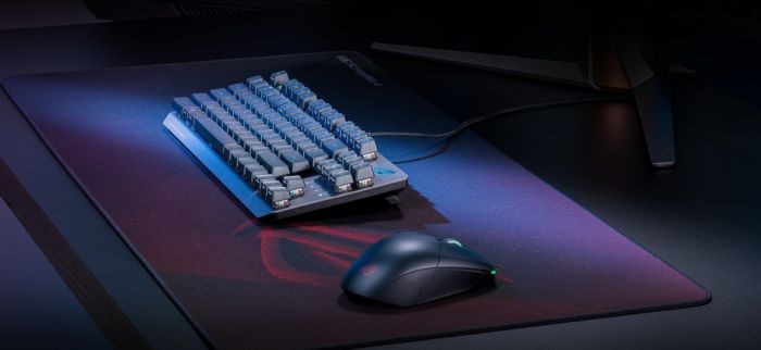 Клавіатура ASUS ROG Strix Scope RGB 84key RX Red TKL Wireless Deluxe USB/WL/BT RU Black