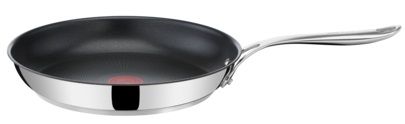Сковорода Tefal Jamie Oliver Cooks Direct, 24см, покриття Titanium 2Х, індукція, Thermo-Spot, нерж.сталь