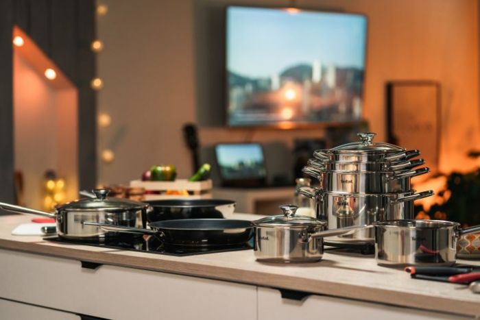 Набір посуду Tefal Cook Eat, 10 предметів, нерж.сталь