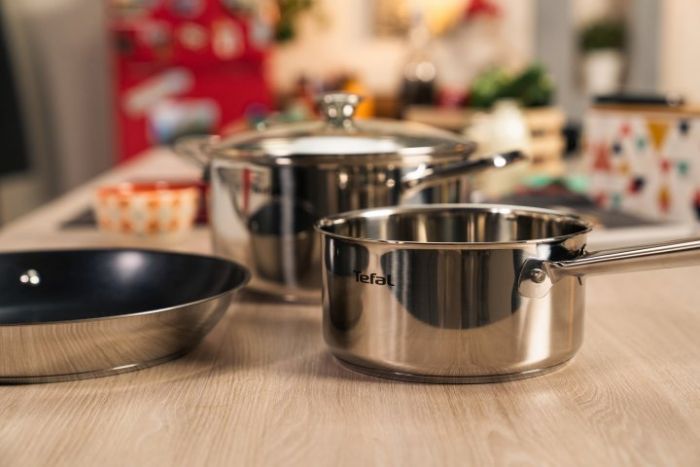 Набір посуду Tefal Cook Eat, 10 предметів, нерж.сталь