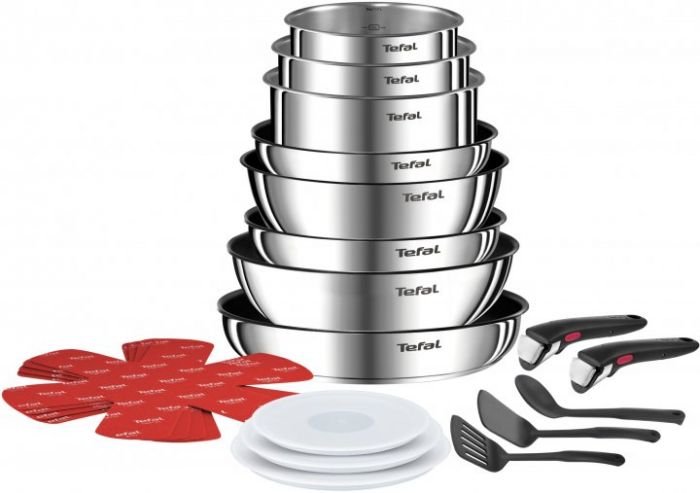 Набір посуду Tefal Ingenio ON, 20 предметів, нерж.сталь