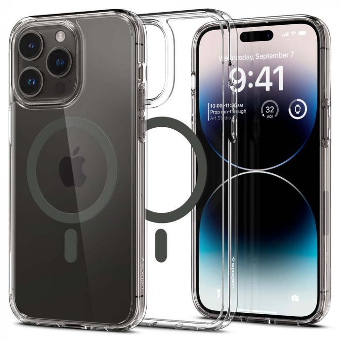 Чохол Spigen для Apple iPhone 14 Pro Max Ultra Hybrid MagFit, Graphite