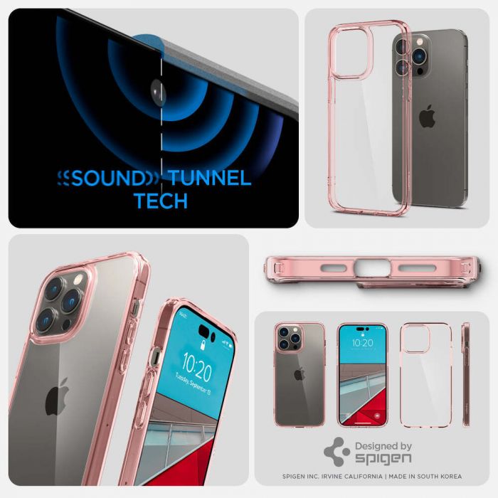 Чохол Spigen для Apple iPhone 14 Pro Max Ultra Hybrid, Rose Crystal