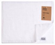 Рушник махровий Ardesto Air, білий, 30х50см, 100% бавовна