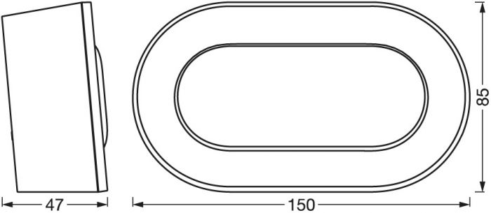 Нічник LINEAR LED CLOCK білий