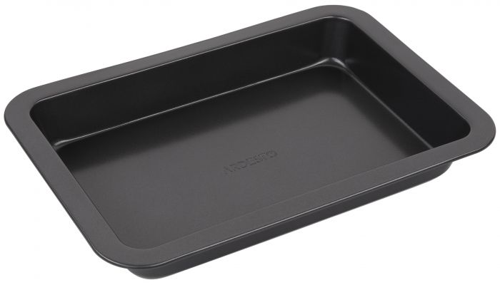 Форма для випікання Ardesto Gemini прямокутна, 34.5x24x4.5 см, сірий, вуглецева сталь