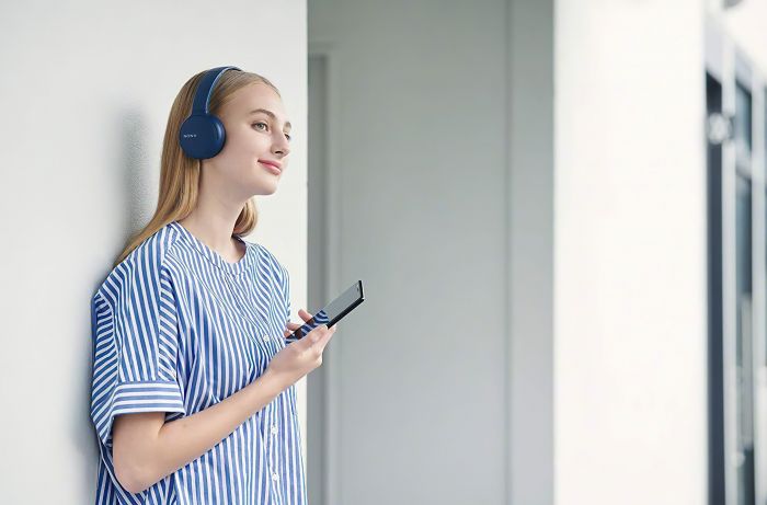 Навушники SONY WH-CH510 On-ear Wireless Mic Синій