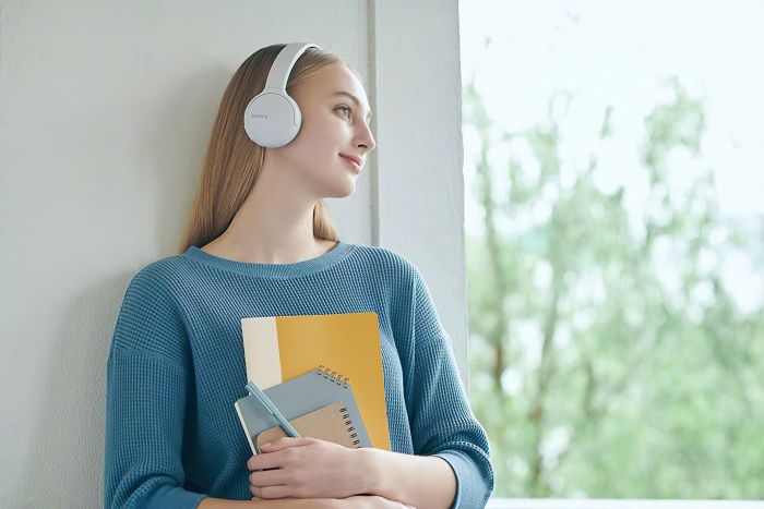 Навушники SONY WH-CH510 On-ear Wireless Mic Білий