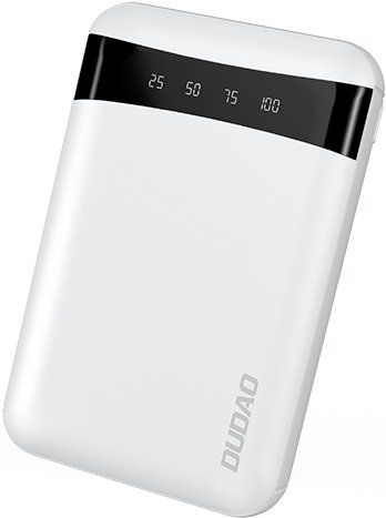Портативний зарядний пристрій Power Bank Dudao 10000mAh Portable mini White
