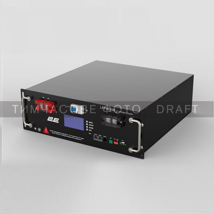Акумуляторна батарея 2E LFP48100 48V/100Ah 19" LCD 16S
