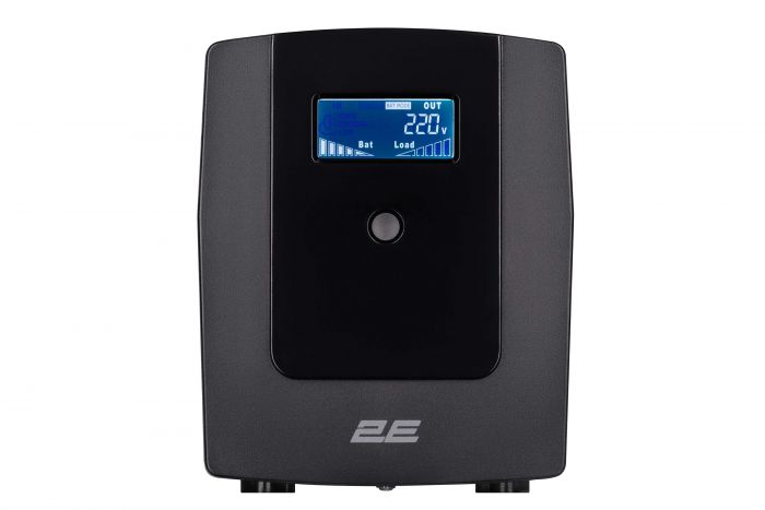 Джерело безперебійного живлення 2E DD1500, 1500VA/900W, LCD,USB, 3xSchuko