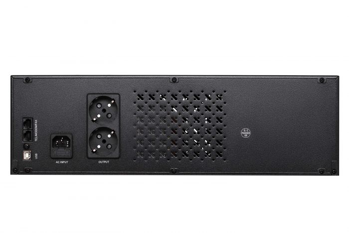Джерело безперебійного живлення 2E RE1200, 1200VA/720W, RM 3U, LCD, USB, 3xSchuko