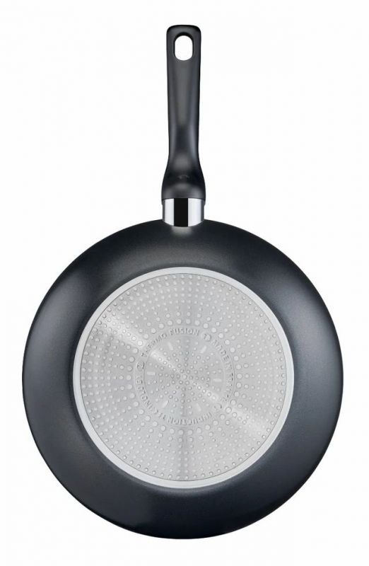 Сковорода Tefal Generous Cook ВОК, 28см, покриття Titanium, індукція, Thermo-Spot, алюм., чорний