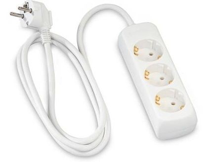 Мережевий подовжувач Hama 3XSchuko 3G*1.5мм 5м White
