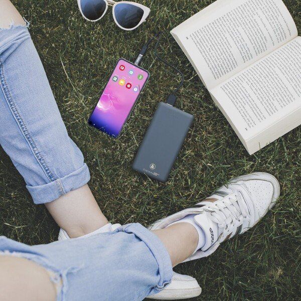 Універсальна літієва батарея Power Bank Hama Supreme 20HD 20000 mAh Grey 