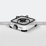 Плитка газова настільна Ardesto GTC-NS1011W, тип газу LPG, 1 алюмін. пальник, емальован. корпус, фарбов. решітка, колір: білий