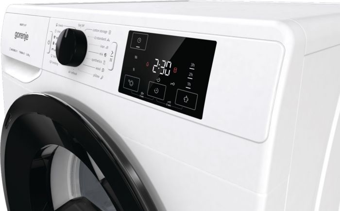 Сушильна машина Gorenje DNE92/GN тепловий насос, 9кг, A++, 60см, дисплей, білий