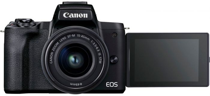 Цифр. фотокамера Canon EOS M50 Mk2 + 15-45 IS STM + 55-200 IS STM Black