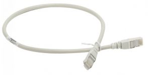 Патч-корд Legrand LCS3 CAT 5e F-UTP, 0.5 м, AWG 26, PVC, сірий