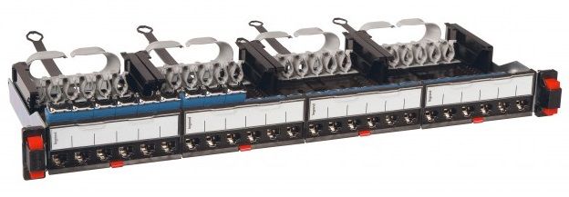 Патч-панель Legrand LSC3 19" 1U, 24 порти, 6 FTP в зборі