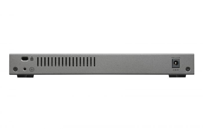 Комутатор NETGEAR GS110EMX 8x1GE, 2xMulti-Gig  (100M/1G/2.5G/5G/10G), керований