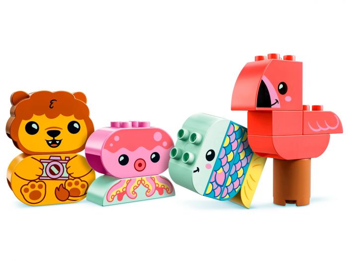Конструктор LEGO DUPLO My First Веселе купання: Плаваючий острів із тваринами 10966