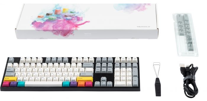 Клавіатура Varmilo VEA108 CMYK Cherry Mx Silent Red Multicolor