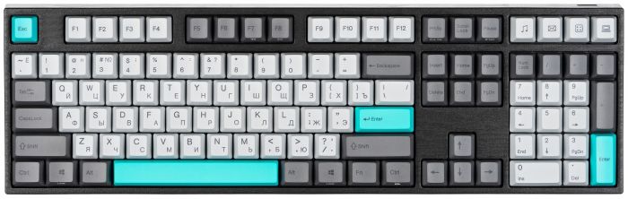 Клавіатура Varmilo VEA108 Moonlight Cherry Mx Silent Red Multicolor