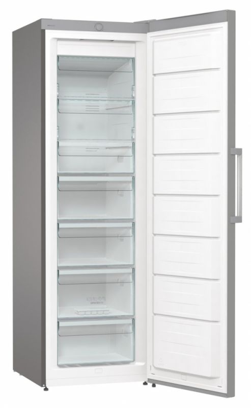 Морозильна камера Gorenje FN619EES5, Висота - 185см, Глибина-66 см, 280л, А++, NF, Дисплей, Інвертор, сріблястий