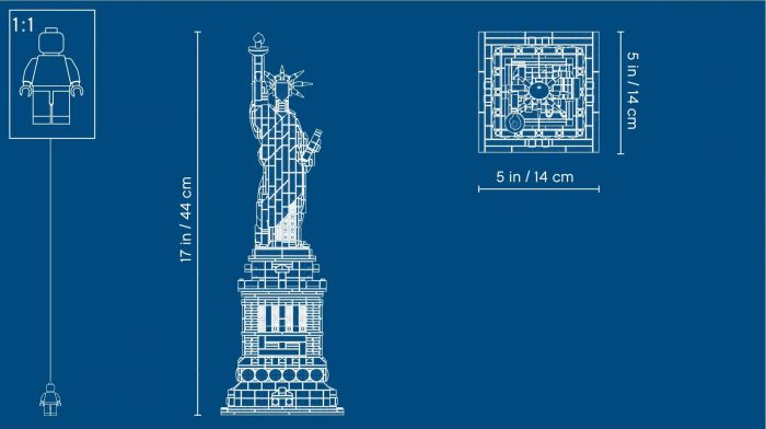 Конструктор LEGO Architecture Статуя Свободи