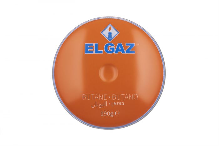 Балон-картридж газовий EL GAZ ELG-100, бутан 190 г, для газових пальників, одноразовий
