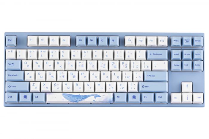 Клавіатура Varmilo VEA87 Sea Melody Cherry Mx Blue Multicolor