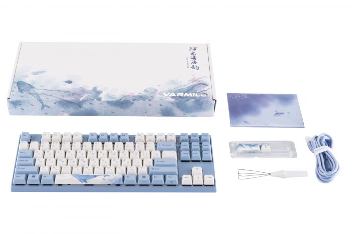 Клавіатура Varmilo VEA87 Sea Melody Cherry Mx Blue Multicolor