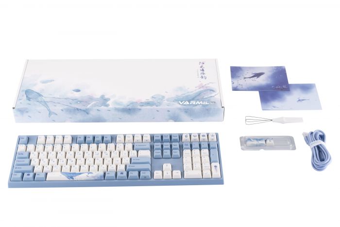Клавіатура Varmilo VEA108 Sea Melody Cherry Mx Silent Red Multicolor