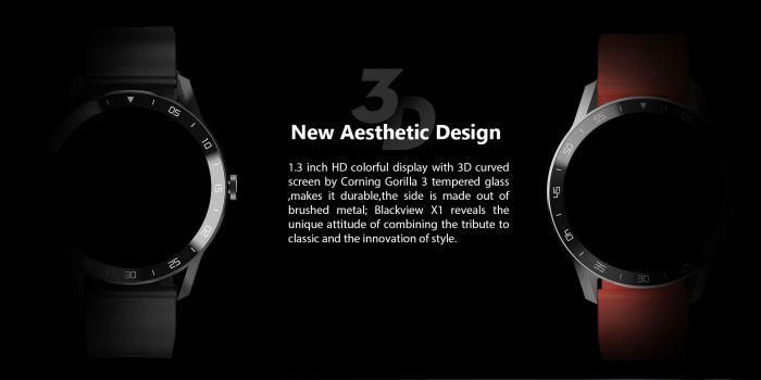 Смарт-годинник Blackview X1 46 mm Black