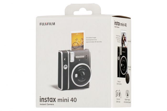 Фотокамера миттєвого друку INSTAX MINI 40 BLACK