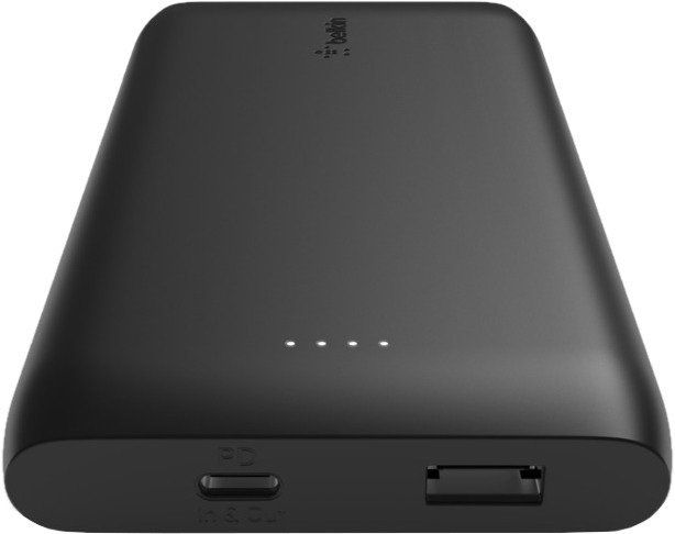 Універсальна літієва батарея Power Bank Belkin 10000mAh, 18W, USB-A, USB-C Black