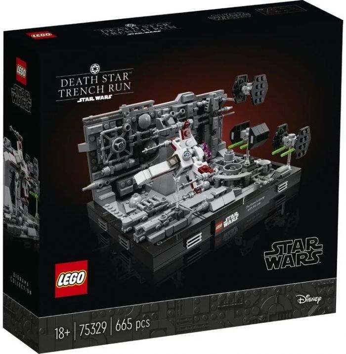 Конструктор LEGO Star Wars Діорама «Політ над Зіркою Смерті»