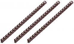 Пластикові пружини для біндера 2E, 14мм, шоколад, 100шт